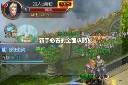 新手必看的全面攻略！