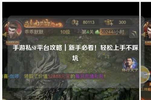 手游私SF平台攻略｜新手必看！轻松上手不踩坑